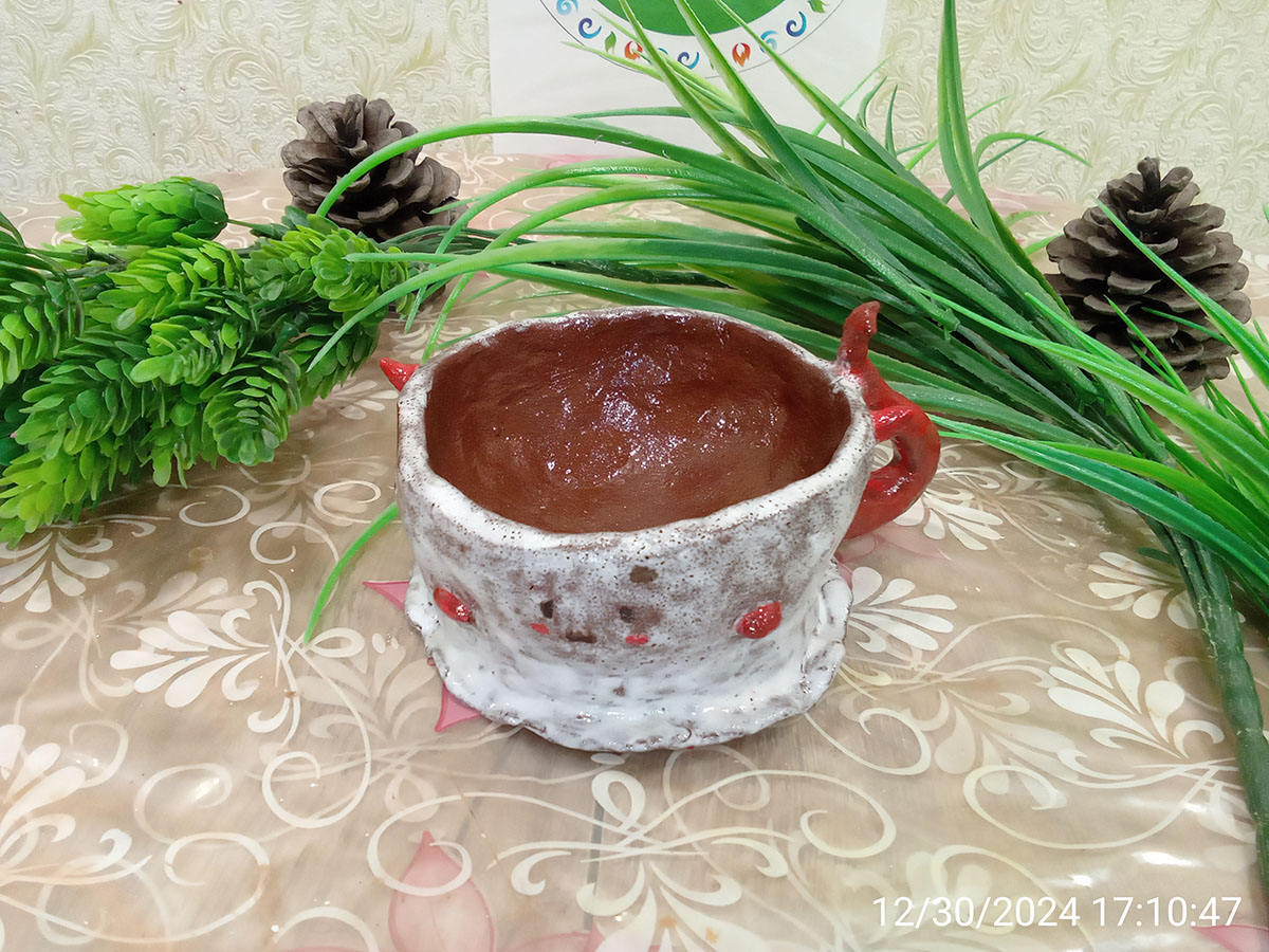 Кружка кофейная керамическая. "Сказочный персонаж"